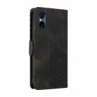 For Sony Xperia 5 VI Embossed Rhombus Starry Leather Phone Case(Black) - 3