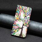 For OPPO Reno12 Global Colored Drawing Pattern Leather Phone Case(Tree Life) - 2
