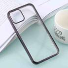 For iPhone 12 mini Ultra-thin Plating TPU Protective Soft Case(Black) - 1