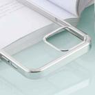 For iPhone 12 mini Ultra-thin Plating TPU Protective Soft Case(Silver) - 6