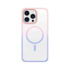 For iPhone 15 Pro Max Colorful MagSafe PC + TPU Phone Case(Pink Purple) - 3