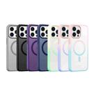 For iPhone 15 Pro Colorful MagSafe PC + TPU Phone Case(Pink Purple) - 2