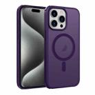 For iPhone 15 Pro Colorful MagSafe PC + TPU Phone Case(Purple) - 1