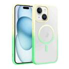 For iPhone 15 Plus Colorful MagSafe PC + TPU Phone Case(Fruit Green) - 1