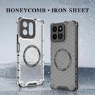For Honor Play 60 Plus 5G Honeycomb Magnetic Ring Shockproof Phone Case(Red) - 3