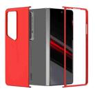 For Honor Magic V2 RSR Porsche Design Full Coverage Skin Feel PC Phone Case(Red) - 1
