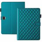 For Honor Pad 9 Rhombus Lattice Leather Tablet Case(Dark Green) - 3