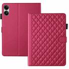 For Xiaomi Redmi Pad Pro 12.1 Rhombus Lattice Leather Tablet Case(Red) - 3