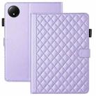 For Xiaomi Redmi Pad SE 8.7 Rhombus Lattice Leather Tablet Case(Purple) - 3