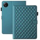 For Xiaomi Redmi Pad SE 8.7 Rhombus Lattice Leather Tablet Case(Dark Green) - 3