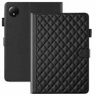 For Xiaomi Redmi Pad SE 8.7 Rhombus Lattice Leather Tablet Case(Black) - 3