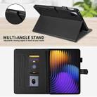 For Xiaomi Pad 7 / 7 Pro Rhombus Lattice Leather Tablet Case(Black) - 3