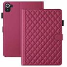 For Xiaomi Redmi Pad 8.8 inch 2025 Rhombus Lattice Leather Tablet Case(Red) - 2