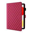 For Xiaomi Redmi Pad 8.8 inch 2025 Rhombus Lattice Leather Tablet Case(Red) - 3