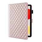 For Xiaomi Redmi Pad 8.8 inch 2025 Rhombus Lattice Leather Tablet Case(Rose Gold) - 3