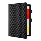 For Xiaomi Redmi Pad 8.8 inch 2025 Rhombus Lattice Leather Tablet Case(Black) - 3