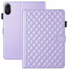 For Xiaomi Redmi Pad 2 / Pad SE 2025 Rhombus Lattice Leather Tablet Case(Purple) - 2