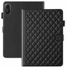 For Xiaomi Redmi Pad 2 / Pad SE 2025 Rhombus Lattice Leather Tablet Case(Black) - 2