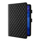 For Xiaomi Redmi Pad 2 / Pad SE 2025 Rhombus Lattice Leather Tablet Case(Black) - 3