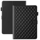 For Amazon Kindle Paperwhite 12th Gen 2024 Rhombus Lattice Leather Tablet Case(Black) - 2