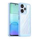 For Xiaomi Poco M6 4G Colorful Series Acrylic Hybrid TPU Phone Case(Blue) - 1