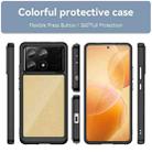 For Xiaomi Poco X6 Pro 5G Colorful Series Acrylic Hybrid TPU Phone Case(Black) - 2
