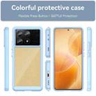 For Xiaomi Poco X6 Pro 5G Colorful Series Acrylic Hybrid TPU Phone Case(Blue) - 2