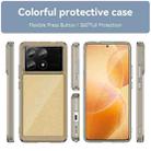 For Xiaomi Poco X6 Pro 5G Colorful Series Acrylic Hybrid TPU Phone Case(Transparent Grey) - 2