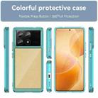 For Xiaomi Poco X6 Pro 5G Colorful Series Acrylic Hybrid TPU Phone Case(Transparent Blue) - 2