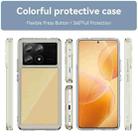 For Xiaomi Poco X6 Pro 5G Colorful Series Acrylic Hybrid TPU Phone Case(Transparent) - 2