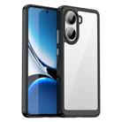 For Xiaomi Poco X7 Pro Colorful Series Acrylic Hybrid TPU Phone Case(Black) - 1