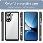 For Xiaomi Poco X7 Pro Colorful Series Acrylic Hybrid TPU Phone Case(Black) - 2