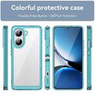 For Xiaomi Poco X7 Pro Colorful Series Acrylic Hybrid TPU Phone Case(Transparent Blue) - 2