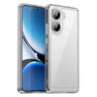 For Xiaomi Poco X7 Pro Colorful Series Acrylic Hybrid TPU Phone Case(Transparent) - 1