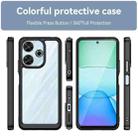 For Xiaomi Redmi 13 4G Colorful Series Acrylic Hybrid TPU Phone Case(Black) - 2