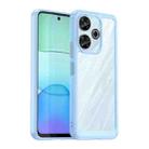 For Xiaomi Redmi 13 4G Colorful Series Acrylic Hybrid TPU Phone Case(Blue) - 1