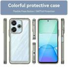 For Xiaomi Redmi 13 4G Colorful Series Acrylic Hybrid TPU Phone Case(Transparent Grey) - 2