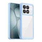 For Redmi K70 Ultra Colorful Series Acrylic Hybrid TPU Phone Case(Blue) - 1