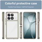 For Redmi K70 Ultra Colorful Series Acrylic Hybrid TPU Phone Case(Transparent Grey) - 2