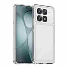 For Redmi K70 Ultra Colorful Series Acrylic Hybrid TPU Phone Case(Transparent) - 1