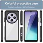 For Redmi 14R Colorful Series Acrylic Hybrid TPU Phone Case(Black) - 2