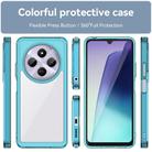 For Redmi 14R Colorful Series Acrylic Hybrid TPU Phone Case(Transparent Blue) - 2