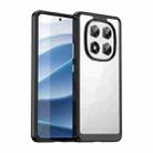 For Redmi Note 14 Pro 5G Colorful Series Acrylic Hybrid TPU Phone Case(Black) - 1