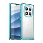 For Redmi Note 14 Pro 5G Colorful Series Acrylic Hybrid TPU Phone Case(Transparent Blue) - 1