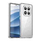 For Redmi Note 14 Pro 5G Colorful Series Acrylic Hybrid TPU Phone Case(Transparent) - 1