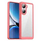 For Redmi Turbo 4 Colorful Series Acrylic Hybrid TPU Phone Case(Red) - 1