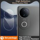 For vivo V50 5G IMAK Rear Camera Glass Lens Film, 1 Set Package - 3