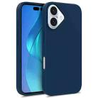 For iPhone 16 Wheat Straw TPU Phone Case(Blue) - 1