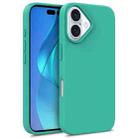 For iPhone 16 Plus Wheat Straw TPU Phone Case(Green) - 1