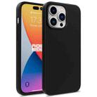 For iPhone 16 Pro Wheat Straw TPU Phone Case(Black) - 1